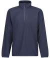 RG452 TRF691 Regatta Navigate Half Zip Fleece Navy / Seal Grey colour image